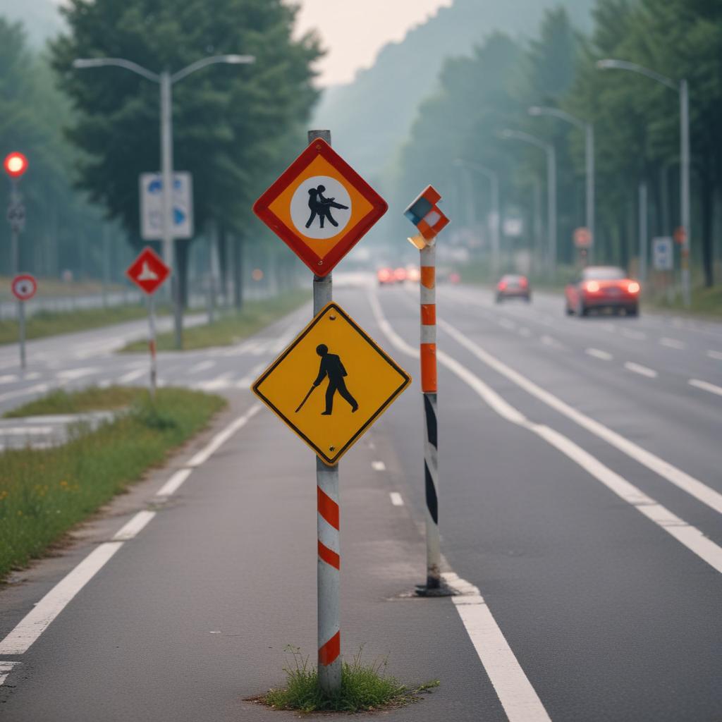 Опоры для дорожных знаков: виды столбов и стоек, материалы и нормативные требования